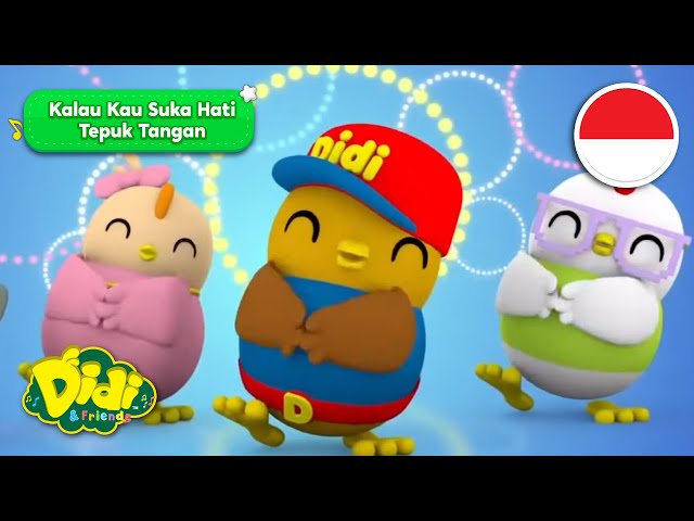 Kalau Kau Suka Hati Tepuk Tangan  | If You Happy | Lagu Anak Indonesia  | Didi u0026 Friends class=