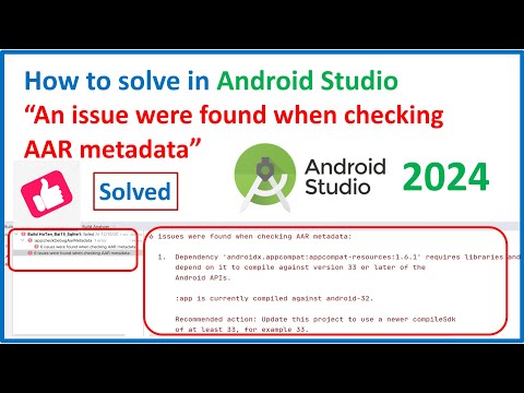 How to Fix issues were found when checking AAR metadata Quickly