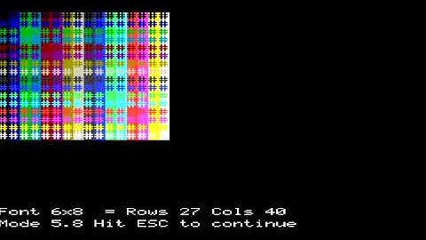 Colour Maximite 2 Text Output in all Screen Modes