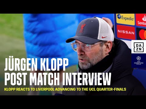 Jürgen Klopp Reacts to Liverpool Advancing to the UCL Quarter Finals