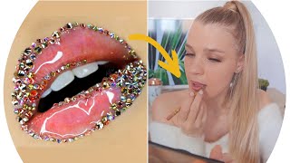 картинка: СНОВА повторяю МАКИЯЖ ГУБ из INSTAGRAM 💄 RINA