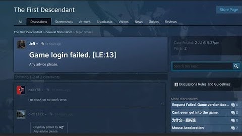 How To Fix Login Error In The First Descendant | Fix 