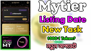Mytier Airdrop Listing Date | Mytier New Update | Mytier New Task | Mytier Withdraw Update
