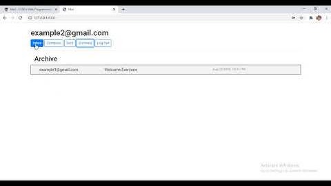 CS50’s Web Programming with Python and JavaScript Project 3 - Mail