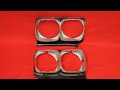 1969 Buick Skylark Headlight Bezels