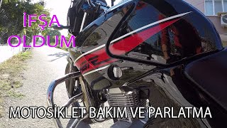 İfşa Oldum!! - Motosiklet Bakım Ve Parlatma / Ayarsız Motovlog