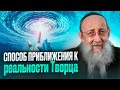 Способ приближения к реальности Творца. Рав Ашер Кушнир