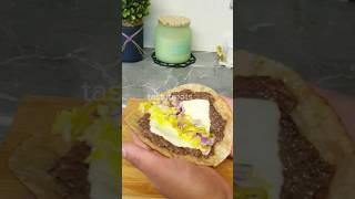 How to make the viral big mac taco #bigmac #taco #viral #shorts