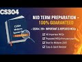 CS304 MIDTERM PREPARATIO SPRING 2025 // IMPORTANT AND REPEATED MCQS // BY SIR SHARJEEL