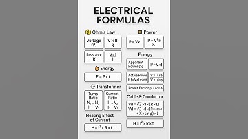 Top Electrical Formulas Every Engineer Must Know! ⚡️