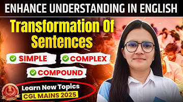 Learn Types of Sentences for SSC EXAMS