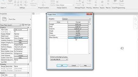 create metric template in revit