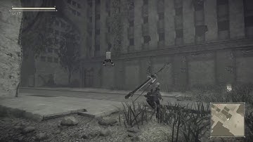 NieR: Automata | Walkthrough | Part 8: Boss #4: Goliath (City Ruins)