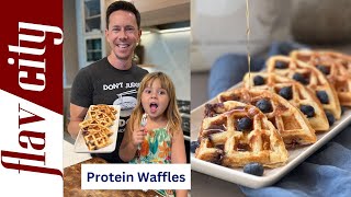 Protein Waffles - Easy To Make \& Low Carb