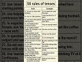 DAY 3 challenge 💯 of 50 rules of tenses in English #tenses #english #explorepage #viral #shortvideo