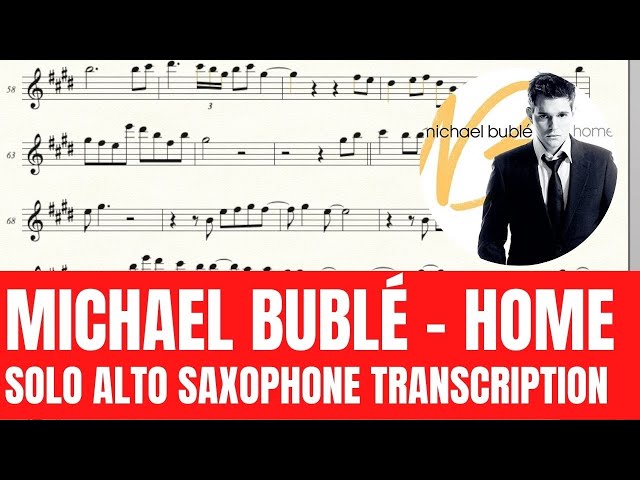 Partitions Numériques de Michael Buble pour Saxophone Alto