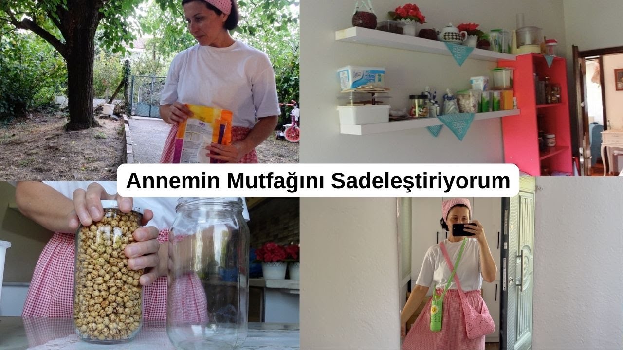 Annem Yokken Mutfağını Baştan Düzenledim,Plastik Kapları Cam Kavanozlarla Değiştirmek,Diyet Tiramisu