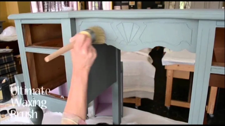 Virginia Weathersby paints a Dressing table with C...