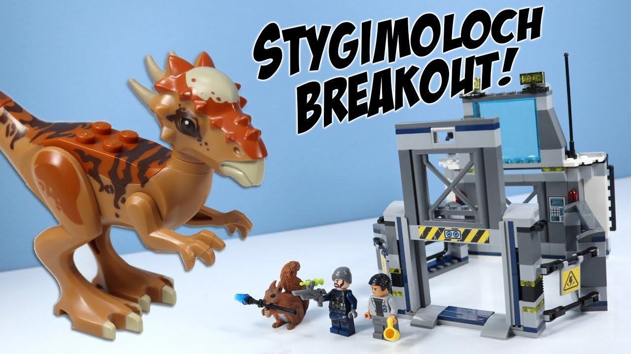 lego jurassic world fallen kingdom stygimoloch breakout
