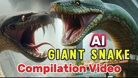Giant snake || Ai video compilation