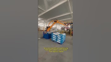 Accurate and efficient palletizing, intelligent robotic arm creates new logistics speed#robotics