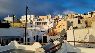 Unknown Thira. Santorini walking tour 4k. Need to explore this path. Take a walk.