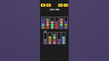 Ball Sort Puzzle Level 3530 🎯 All level without extra tube 😂 Game Walkthrough 😘