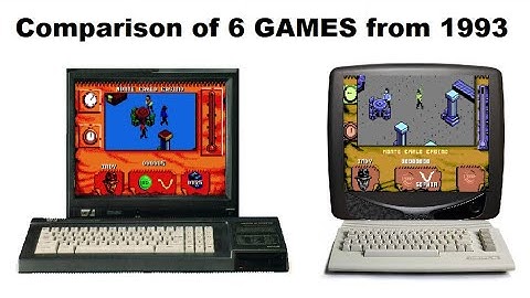 COMMODORE 64 and AMSTRAD CPC time travel 1984-1993 part 10/10 : Comparison of 6 GAMES from 1993