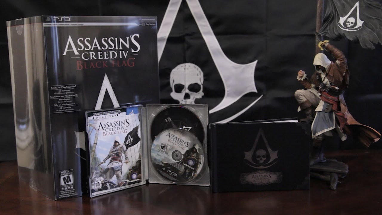 Assassin's Creed IV 4: Black Flag Collector's Edition PS4 Complete  Excellent