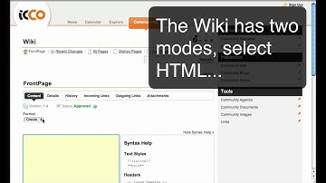 Adding content to the Wiki frontpage