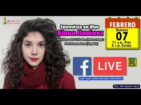 Entrevista en vivo a la psicóloga Ainoa Jiménez del Club Magic de Extremadura (España)