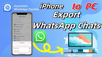 iPhone How to Export WhatsApp Chats to PC