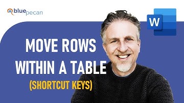 Move Rows Within Table in Word | Keyboard Short Cut to Move Rows | Shuffle Rows in Word Table
