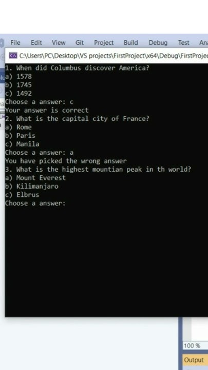 Quiz in C++ #programming #computerscience #coding - YouTube