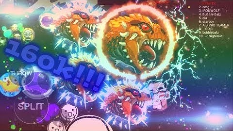 Blob.io 160k MASS SOLO!!! CRAZY!!BAITS! POPSPLITS !