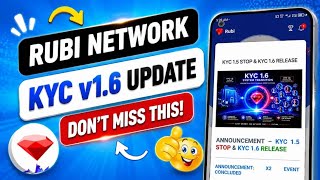 Rubi Network KYC 1.6 Explained | New Verification Process Begins