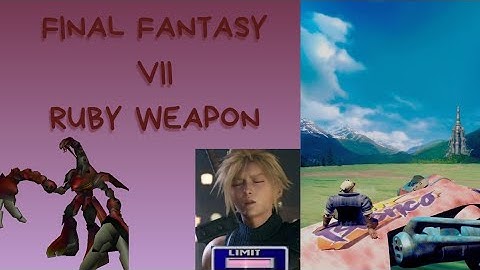 Final Fantasy VII - Ruby Weapon (Vincent Mug Glitch)