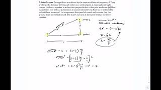 Sound Wave Interference Problem