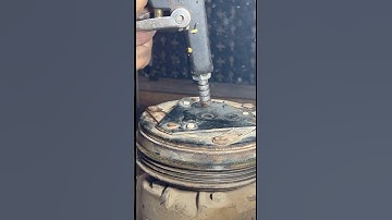 Truco para sacar embrague de compresor de aire #mecanicos #viral #racing #automobile