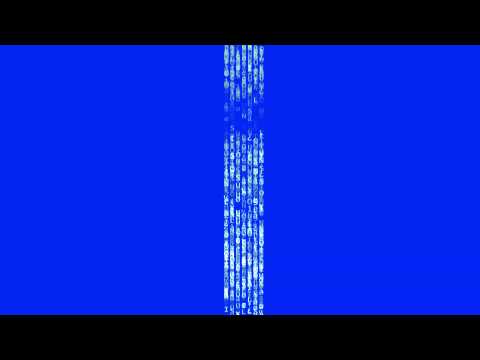 The Matrix Blue Screen Line  - Royalty Free Video Effect Footage VFX