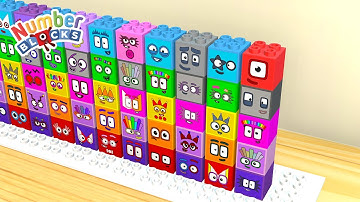 Leer de getallen 1 tot 100 met Numberblocks Lego-blokken | Superleuke wiskunde voor kinderen! 🚀