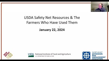 Climate Recordkeeping Workshop III: USDA Safety Net Resources
