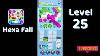 Welcome to Level 25 of Hexa Fall: Color Sort! 🎯
