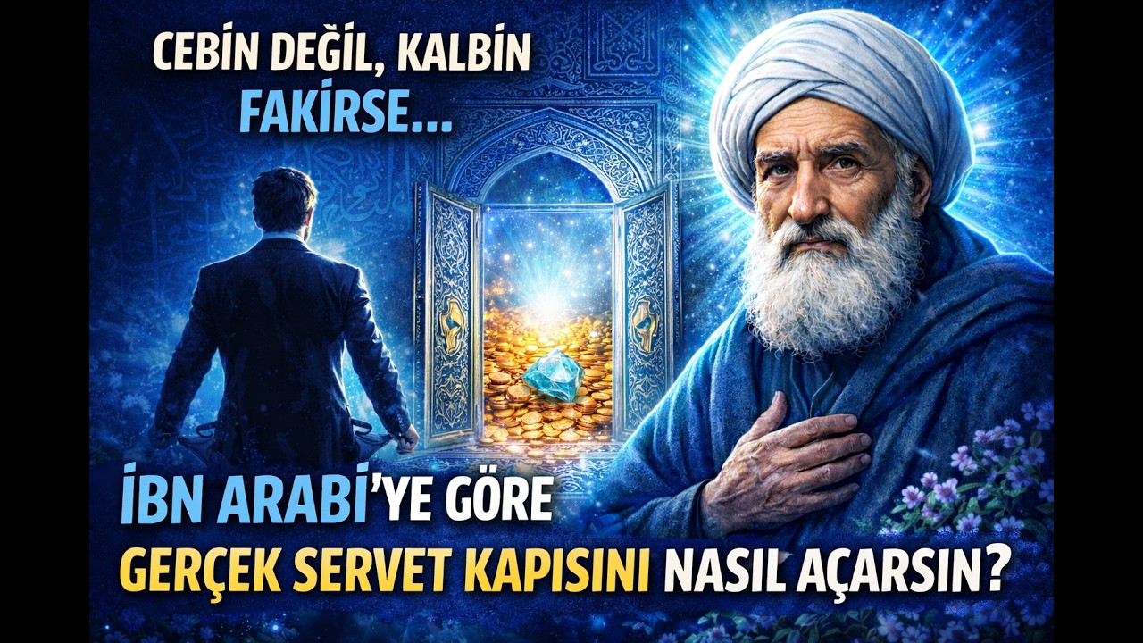 Cebin Değil, Kalbin Fakirse… İbn Arabî’ye Göre Gerçek Servet Kapısını Nasıl Açarsın