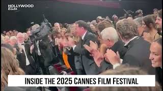 ‘Nouvelle Vague’ Gets a Standing Ovation at Cannes—Linklater & Tarantino Share a Moment
