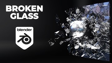 Broken glass in a Blender