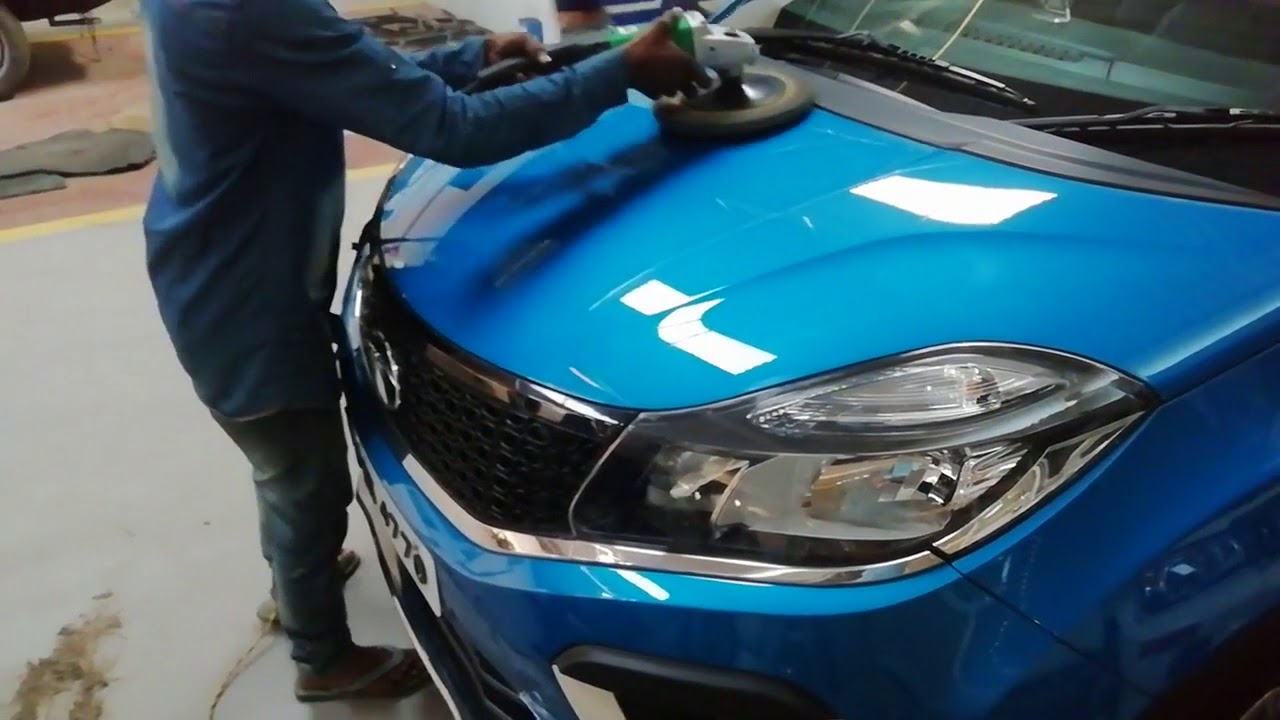 Teflon Coating wax Polishing car Care On TATA NEXON 2019 YouTube