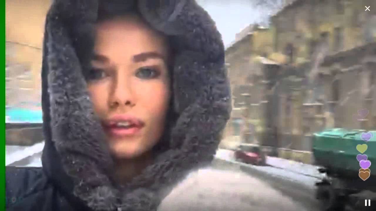 Маша Троцко идёт по морозному Питеру / Перископ Троцко 2016 на TopPeriscope.Ru