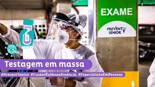 Confira a testagem em massa para Covid-19 dos beneficiários Prevent Senior