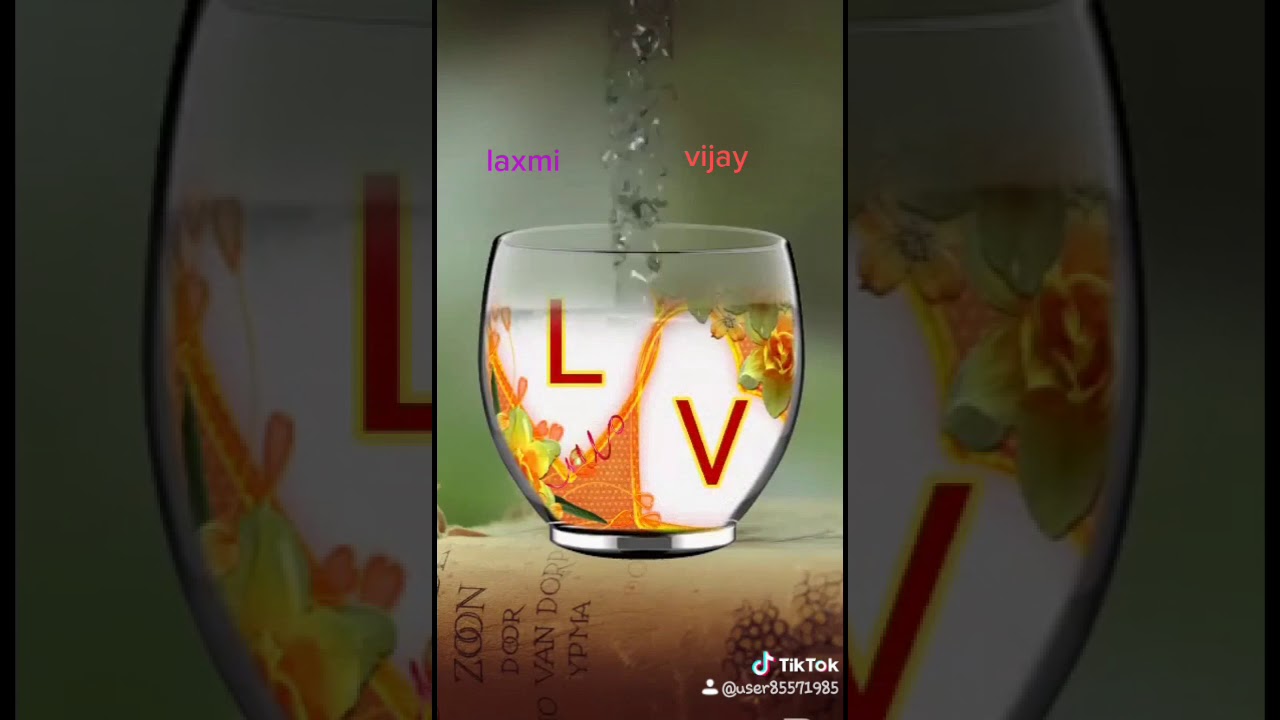 L love v letter whatsapp status, L V Name status